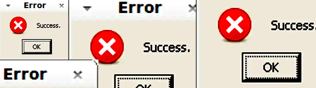 error-success